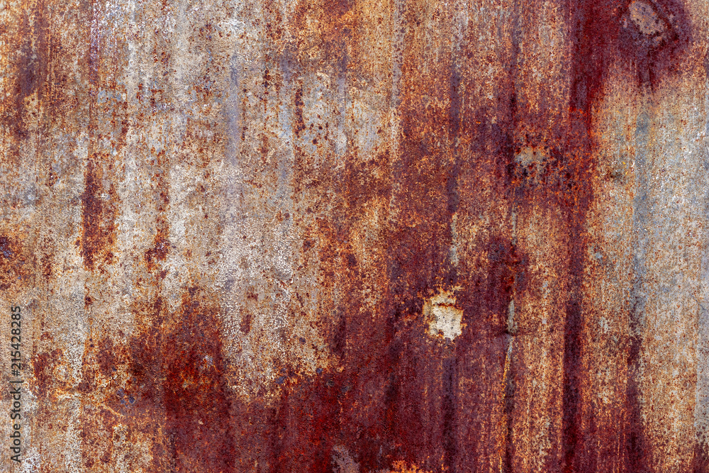 Fototapeta premium Old metal wall texture background.