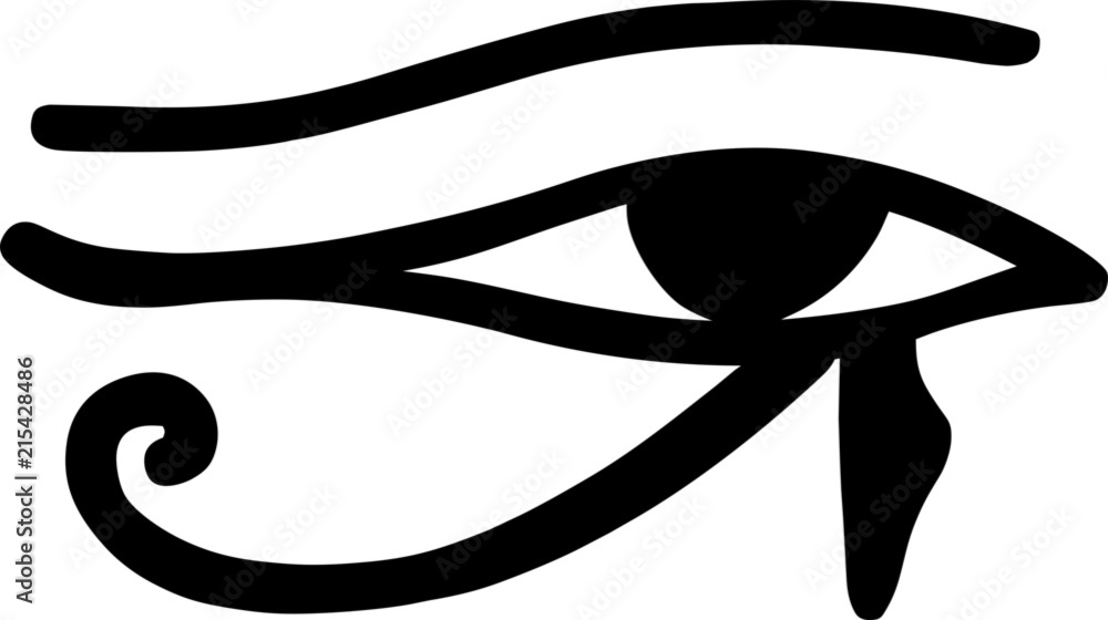 Egyptian Eye Of Horus Stock Vector Adobe Stock