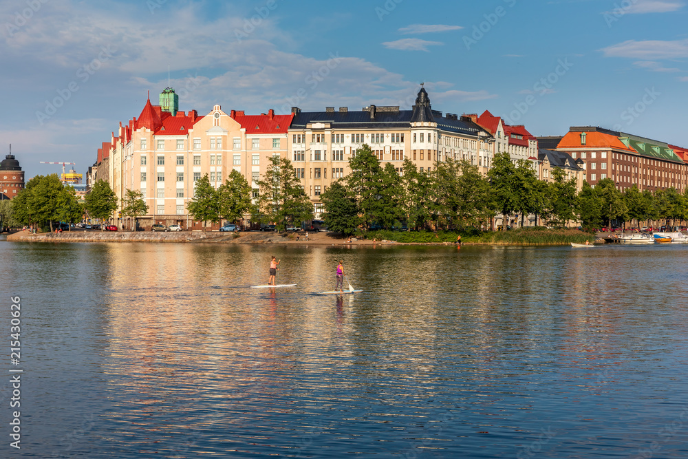 Stand Up Paddling in Helsinki, Finland