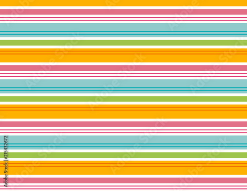 Stripe seamless pattern. Repeating stripe pattern for fabric, gift wrap, backgrounds, scrapbooking and more. Colorful, summer, beach, cabana stripe. Pink, blue, orange, green, white.