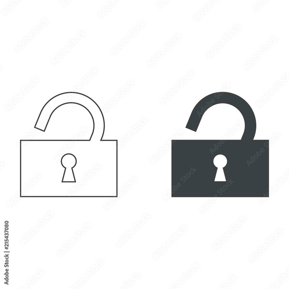 Lock Vector Icon Lock Vector Icon