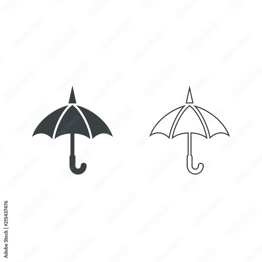 Umbrella Vector icon