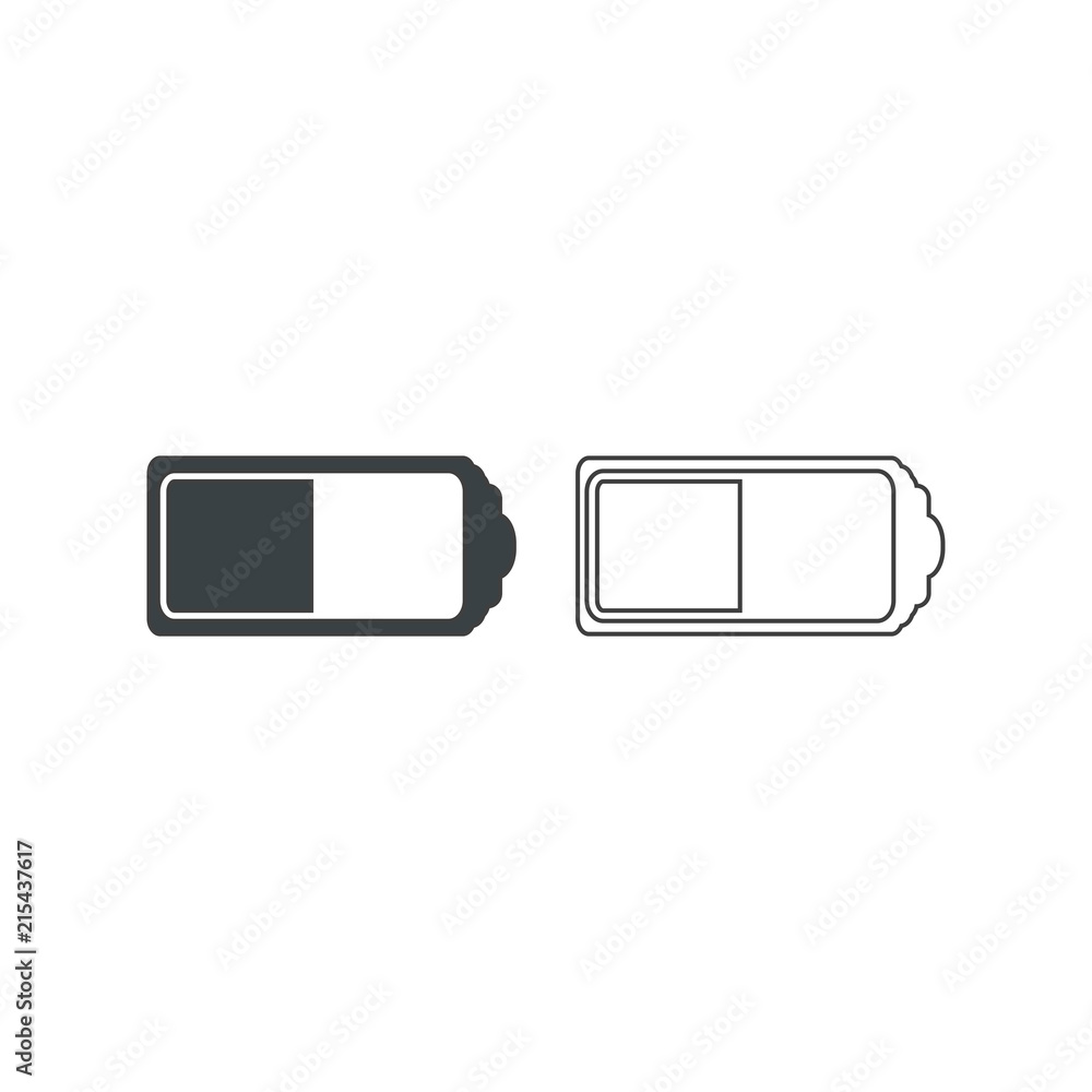Battery Vector icon Battery Vector icon
