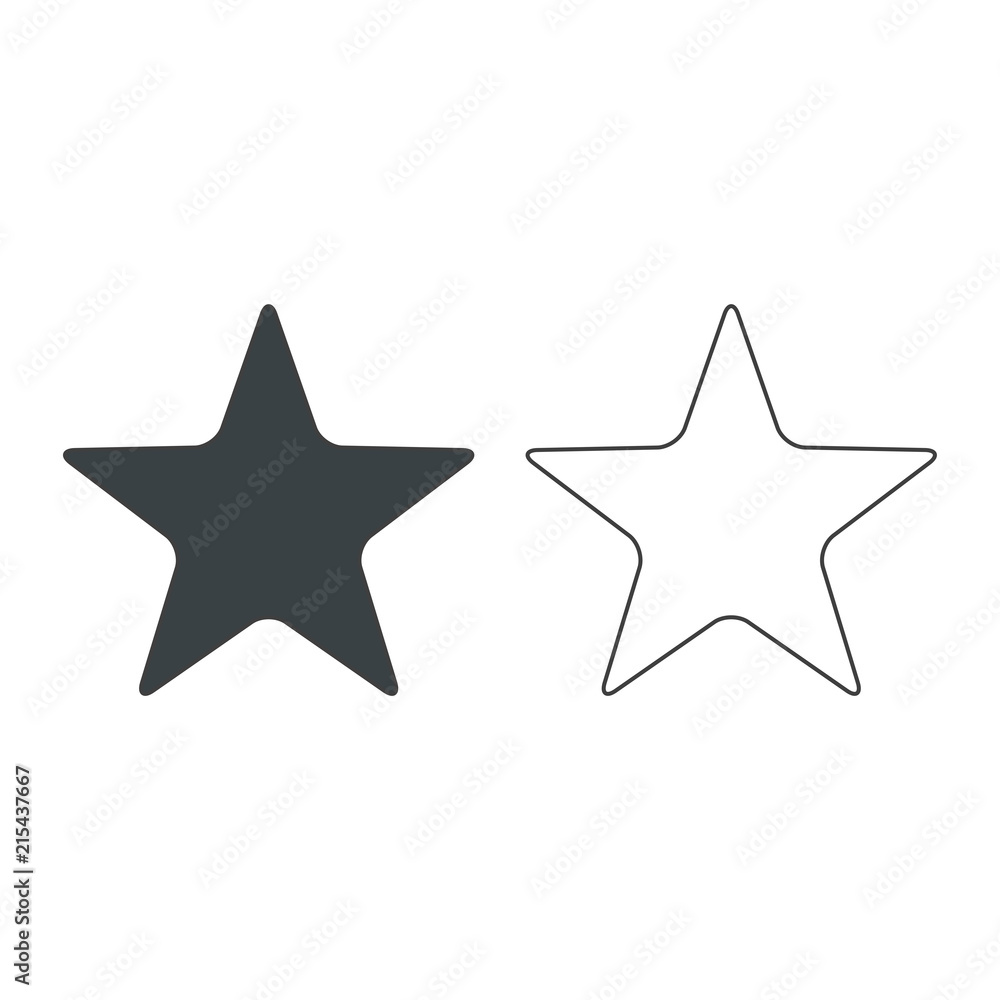 Obraz premium Star vector icon