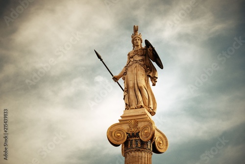 Εκτύπωση καμβά Athena statue