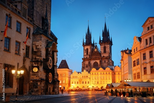 Photography Old Town Square buildings
