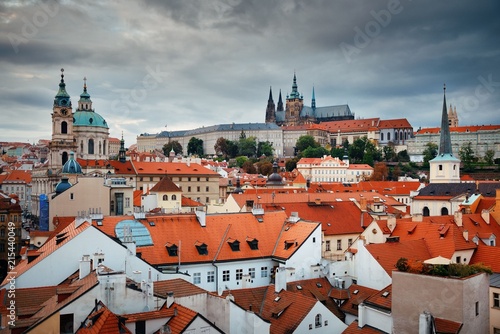 Wallpaper Mural Prague skyline rooftop view Torontodigital.ca