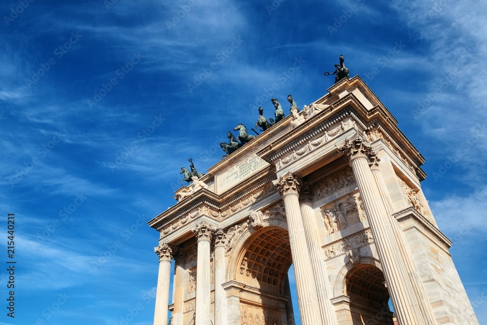 Arch of Peace Milan closeup