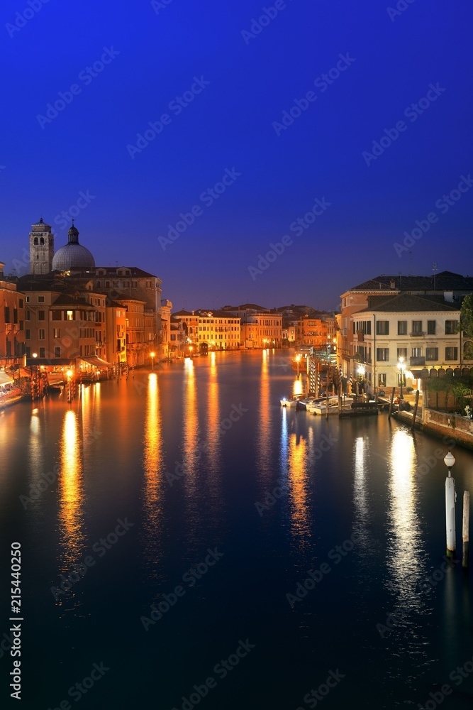 Venice canal night