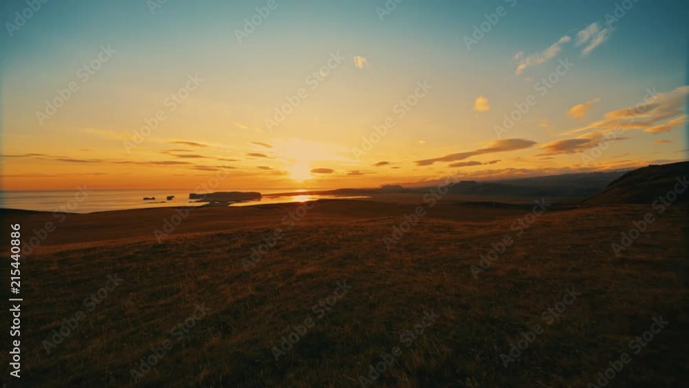 sunset in iceland sunset in iceland