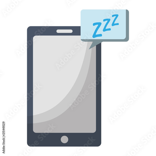 smartphone and speech bubble spleeping photo