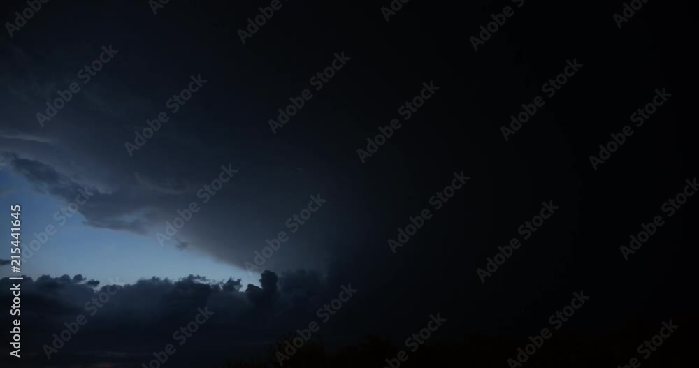 Timelapse of night in thunderstorm with lightning. Rivne. Ukraine Timelapse of night in thunderstorm with lightning. Rivne. Ukraine
