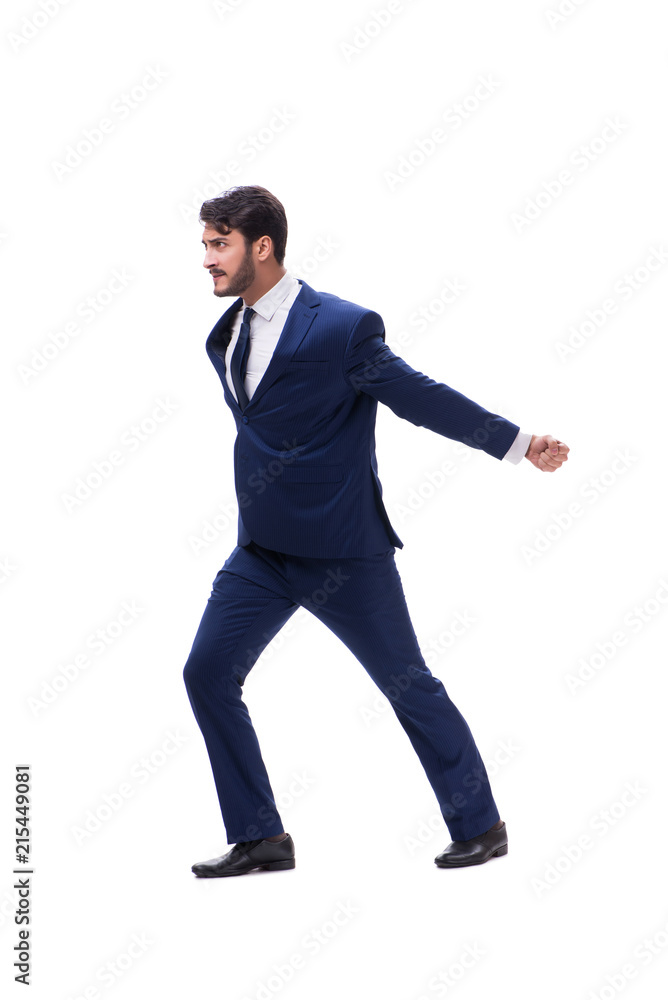 Young businessman isolated on whie background Young businessman isolated on whie background