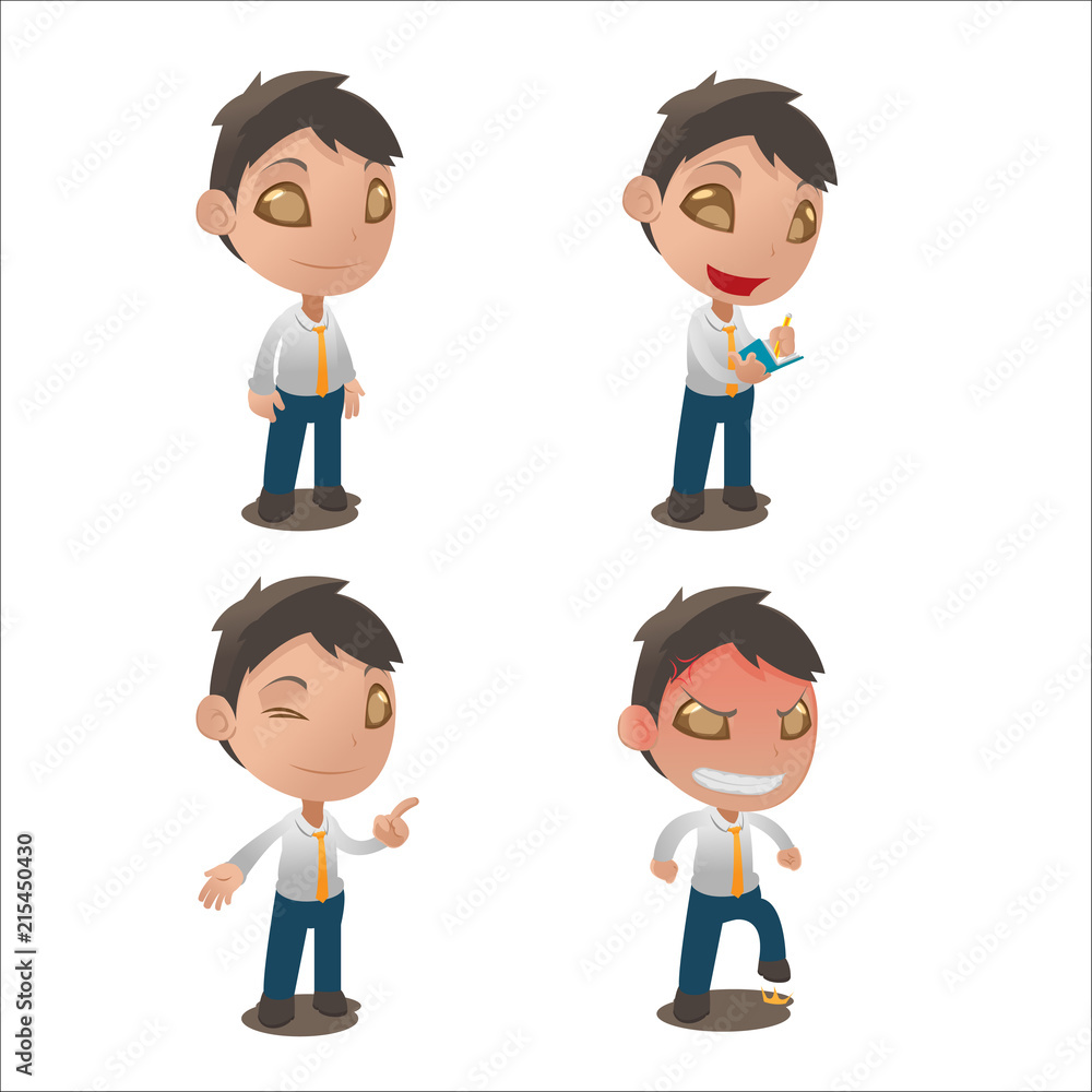 Cute Cartoon Character Collection Set Vector Cute Cartoon Character Collection Set Vector