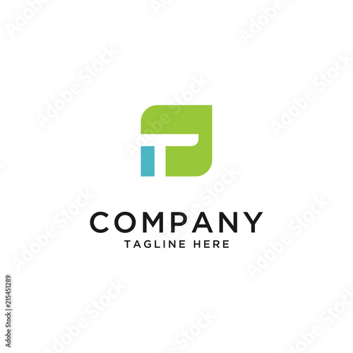 Logo Letter FT TF F T Design Illustration initial logo vector
