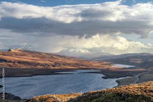 View of the Loch Leathan from Old Man of Storr, Isle of Skye, Scotland