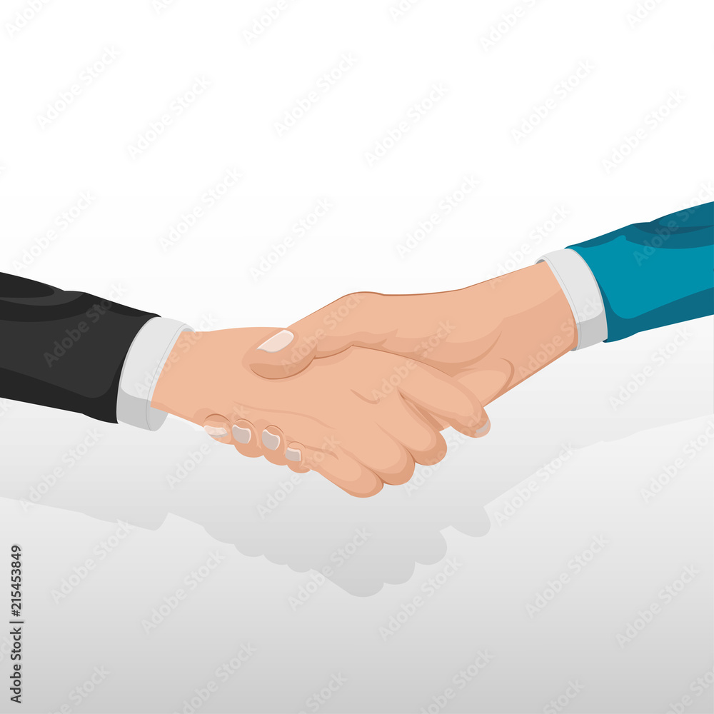 Corporate Business Handshake Concept People Vector Corporate Business Handshake Concept People Vector