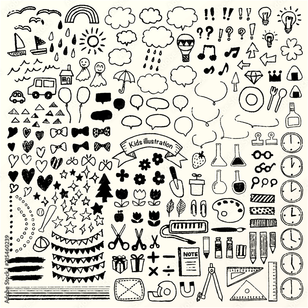 キッズ向け手描きイラスト詰合せ キッズ向け手描きイラスト詰合せ