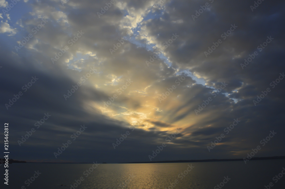 Obraz premium hora azul