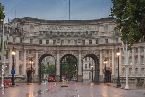 Admiralty Arch in the morning in London