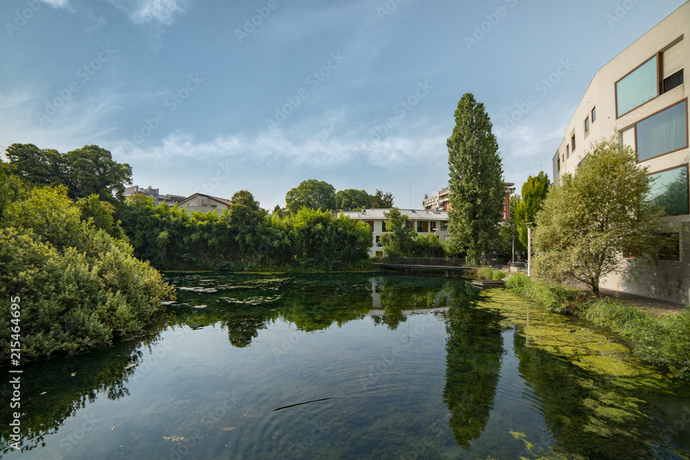 Pordenone ed il laghetto San Giorgio - panorama bucolico