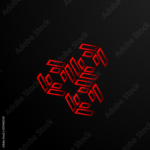 hives abstract logo, sign symbol or mark vector 