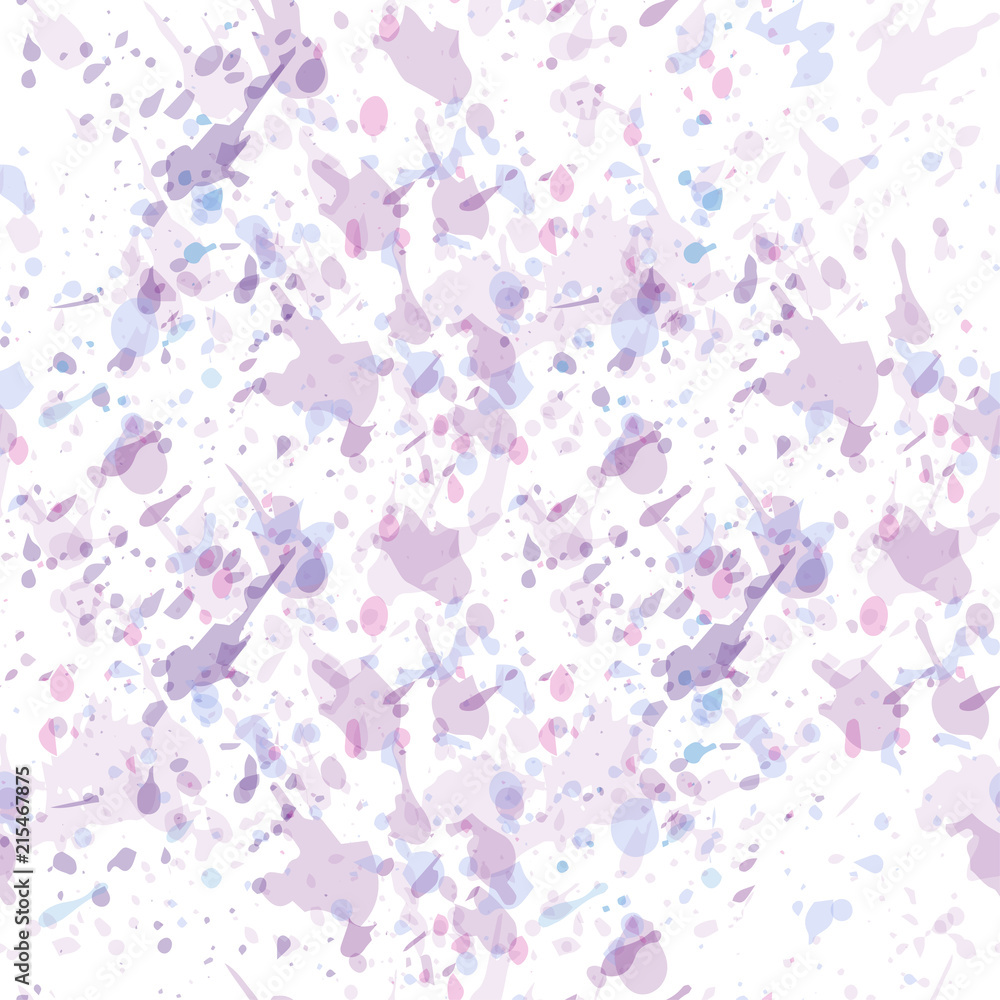 Watercolor seamless pattern with paint splashes in pastel colors. Abstract vector illustration. Creative spotted backdrop. Watercolor seamless pattern with paint splashes in pastel colors. Abstract vector illustration. Creative spotted backdrop.