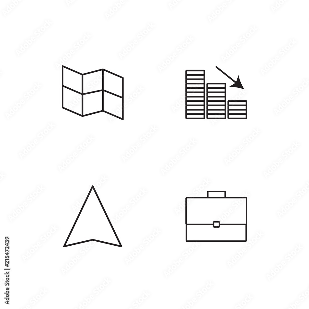 Business linear icons set. Simple outline vector icons Business linear icons set. Simple outline vector icons