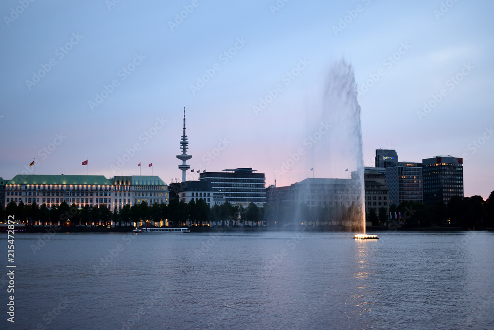 Obraz premium The sky over hamburg