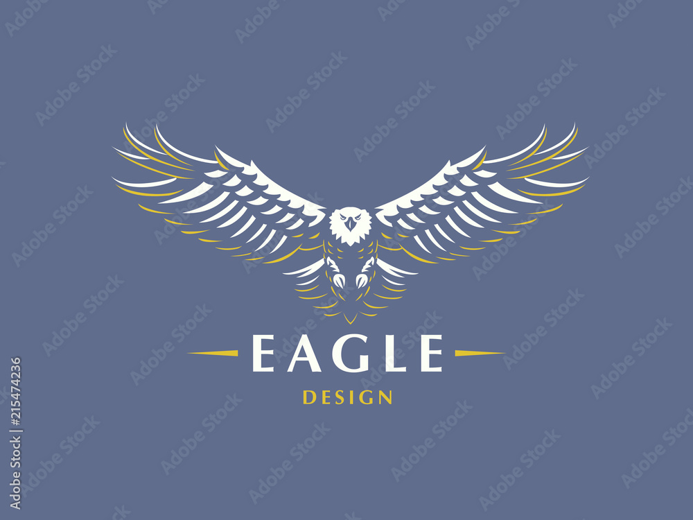 Obraz premium The flying eagle.