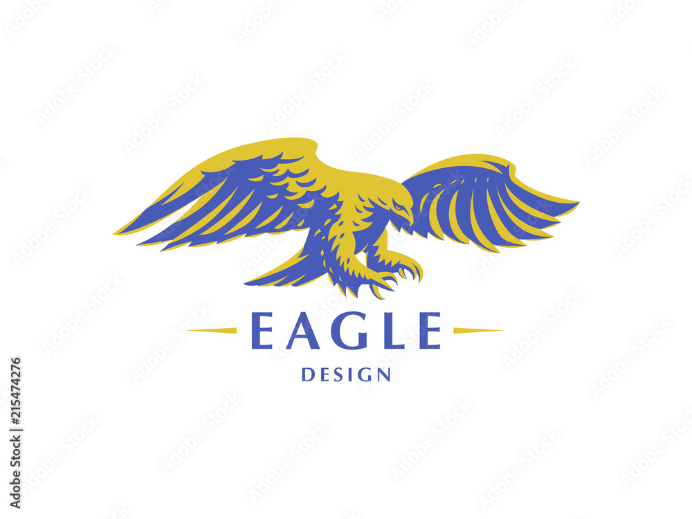 Obraz premium The flying eagle.