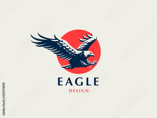 The flying eagle. 