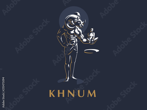 The Egyptian god Khnum.