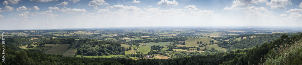 a panoramic view of North Yorkshire moors from sutton bank