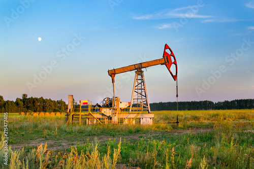 Oil pump. Oil industry equipment.