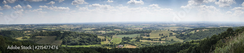 a panoramic view of North Yorkshire moors from sutton bank © richjem
