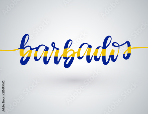 Country Name Written on White Background : Vector Illustration