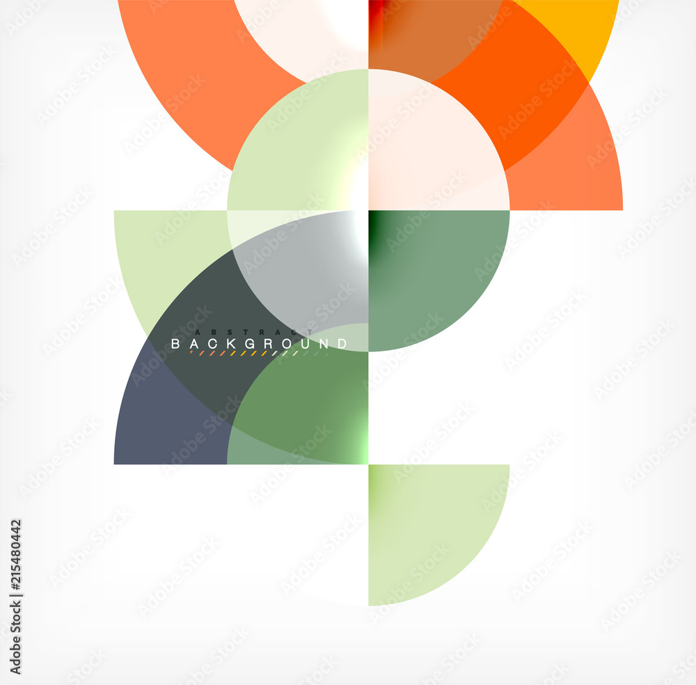 Obraz premium Modern circle abstract background