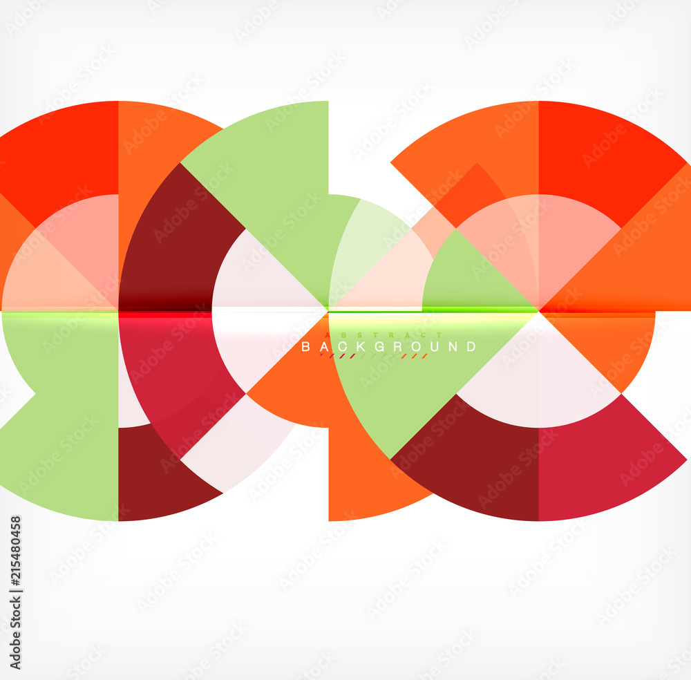 Modern circle abstract background Modern circle abstract background