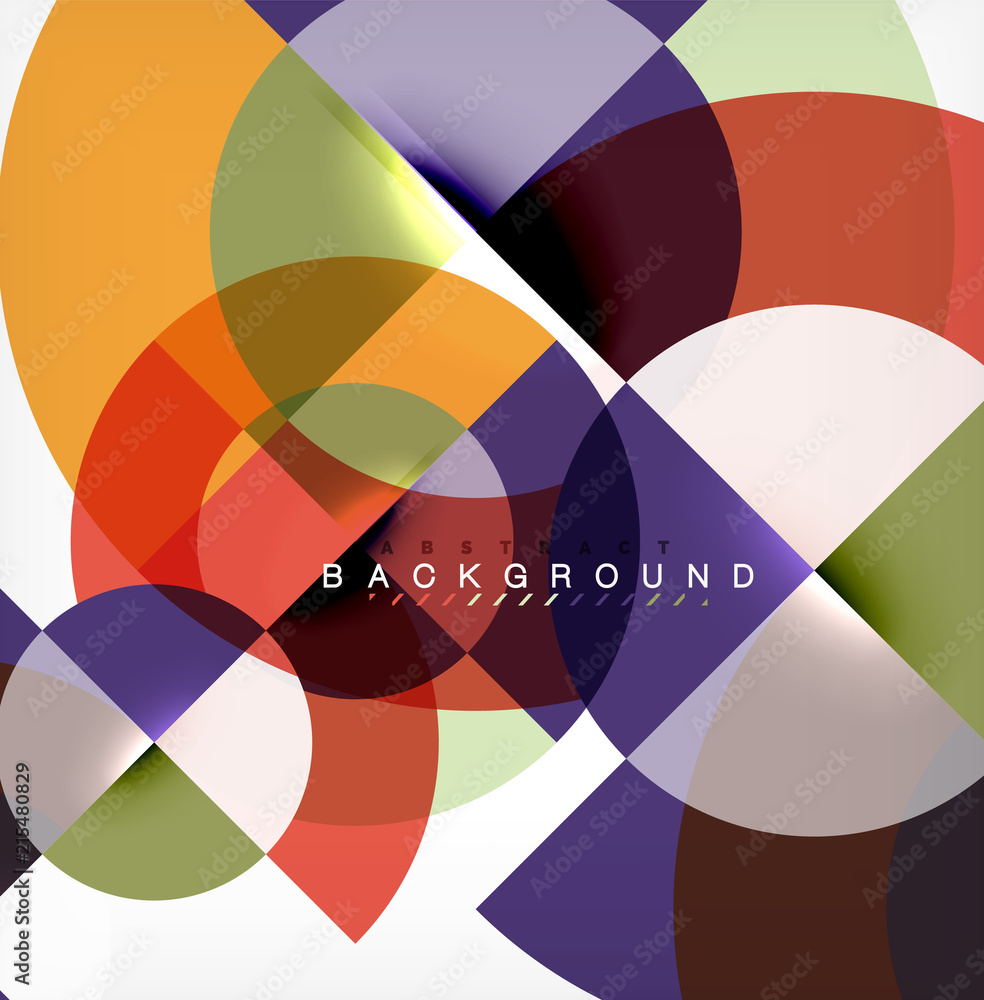 Obraz premium Modern circle abstract background