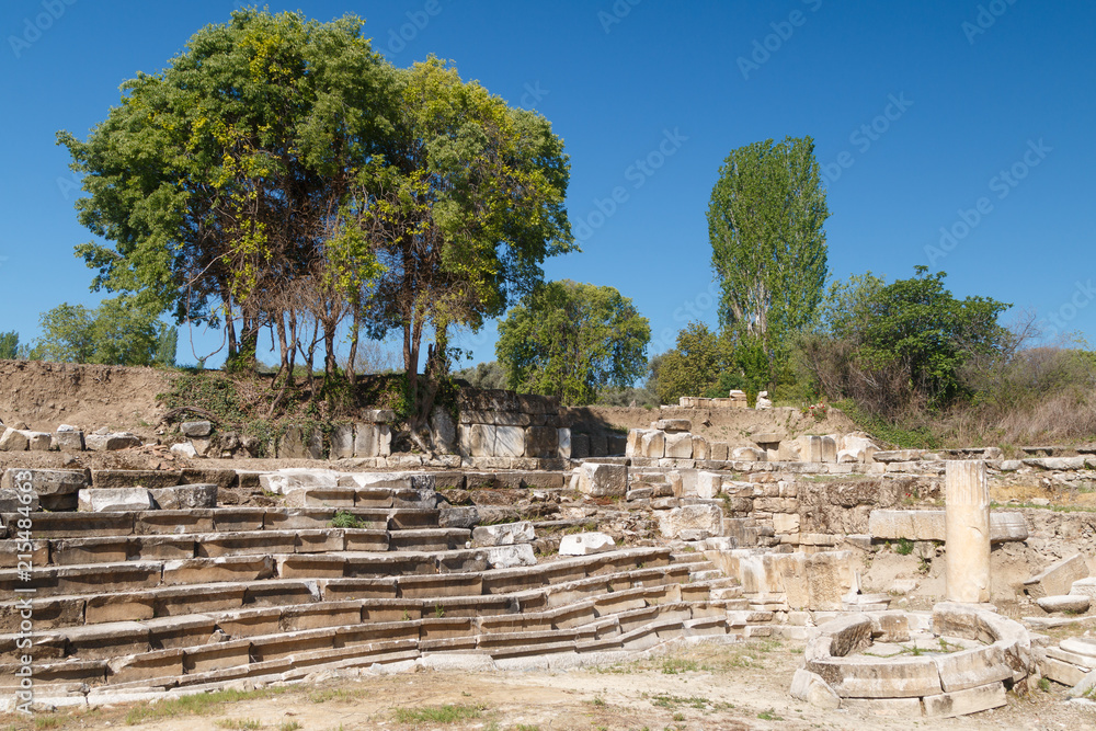 Ruins of the ancient sanctuary Lagina, Turkey