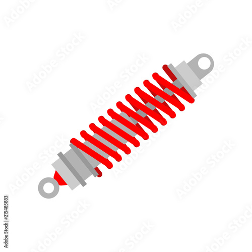 Car damper simple illustration