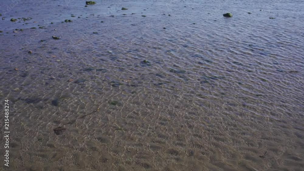 Tide moving out of Bolinas, California, over some textured sand, 120 fps Tide moving out of Bolinas, California, over some textured sand, 120 fps
