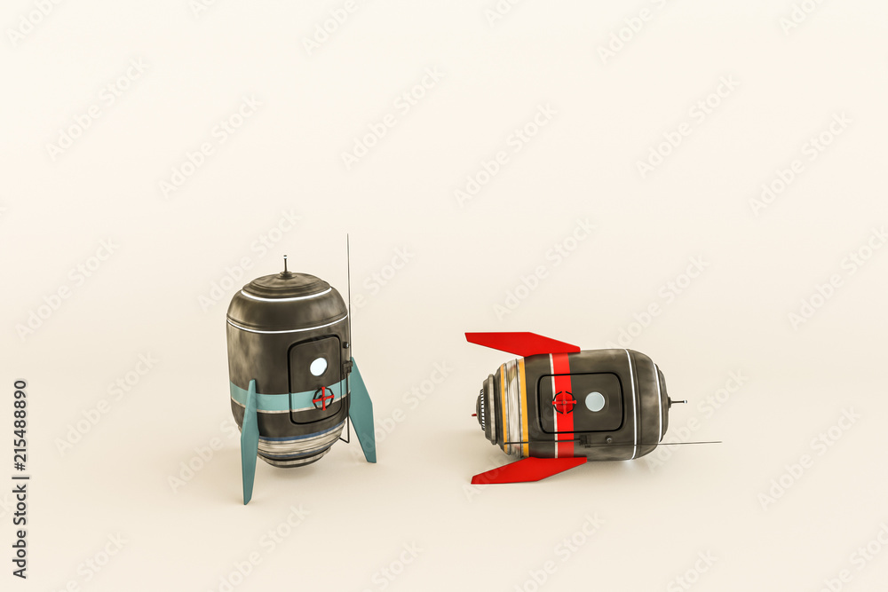 space capsule Stock Illustration | Adobe Stock