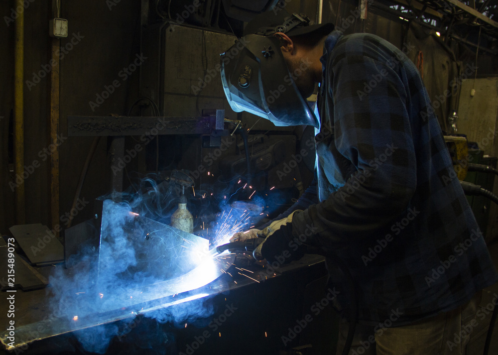 welder at work welder at work