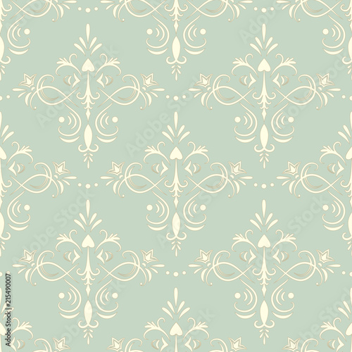 Seamless regal ornament