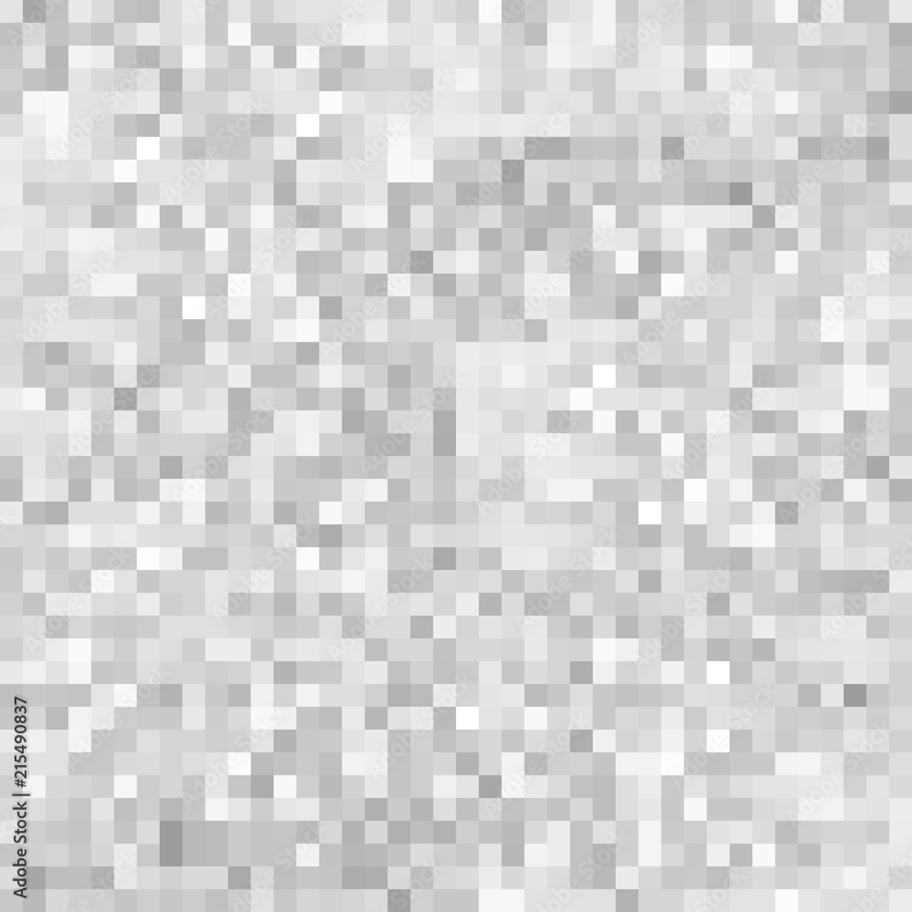 Abstract pixel gray white background of squares. Halftone monochrome gradient. Geometric square pattern. Abstract pixel gray white background of squares. Halftone monochrome gradient. Geometric square pattern.