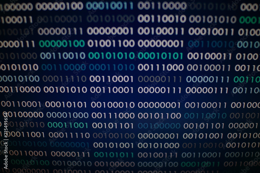 blue binary code. blocks of binary data. Blockchain concept. blue background with computer digital binary code bit number one and zero text. blue binary code. blocks of binary data. Blockchain concept. blue background with computer digital binary code bit number one and zero text.