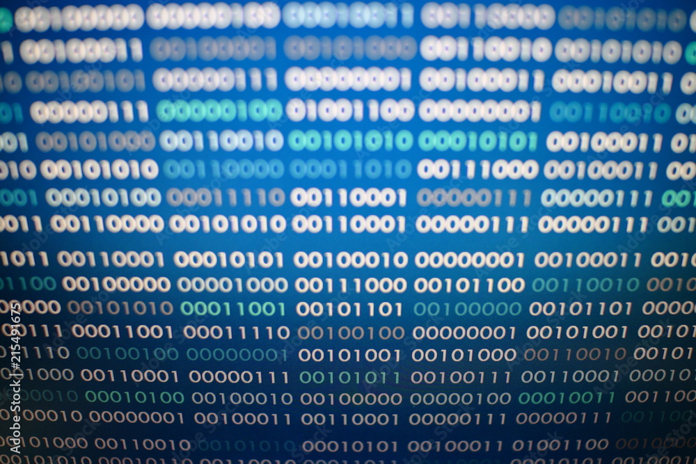 blue binary code. blocks of binary data. Blockchain concept. blue background with computer digital binary code bit number one and zero text. blue binary code. blocks of binary data. Blockchain concept. blue background with computer digital binary code bit number one and zero text.