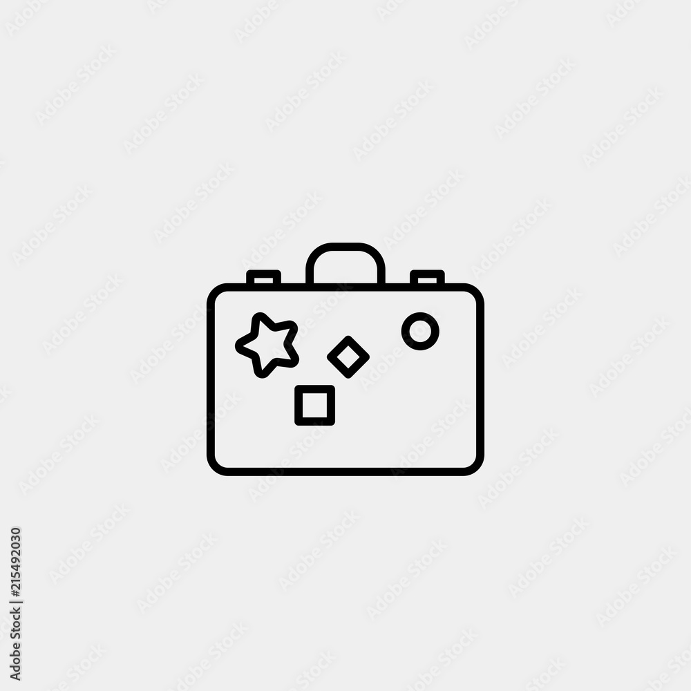 Travel suitcase Vector Icon Travel suitcase Vector Icon